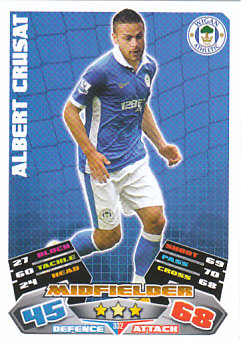Albert Crusat Wigan Athletic 2011/12 Topps Match Attax #332
